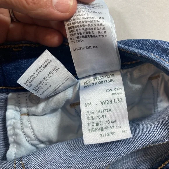 Levis Jeans Classic Bootcut Blue Jeans women’s 6 denim spandex cotton - Picture 8 of 10